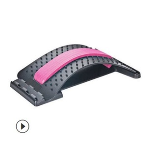 Lumbar Relaxer Waist Massager <b>Back</b> Pain Relief Lumbar <b>Cushion</b> Sleep Correction Spine Traction Massager PP Material Tapping - Product Image 5