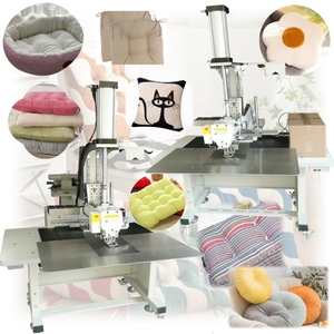 Machine à coudre automatique à point noué pour la fabrication de coussins multiples, machine à recouvrir les coussins épais, petite machine à coudre pour sièges de voiture - Product Image 1