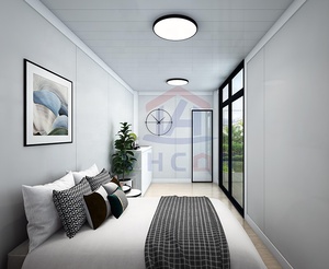 Nhà lắp ghép di động, tiện nghi đầy đủ, nhà tiền chế di động, nhà mô-đun nhỏ gọn, nhà container sang trọng một phòng ngủ, bộ dụng cụ xây dựng nhà kính. - Product Image 2