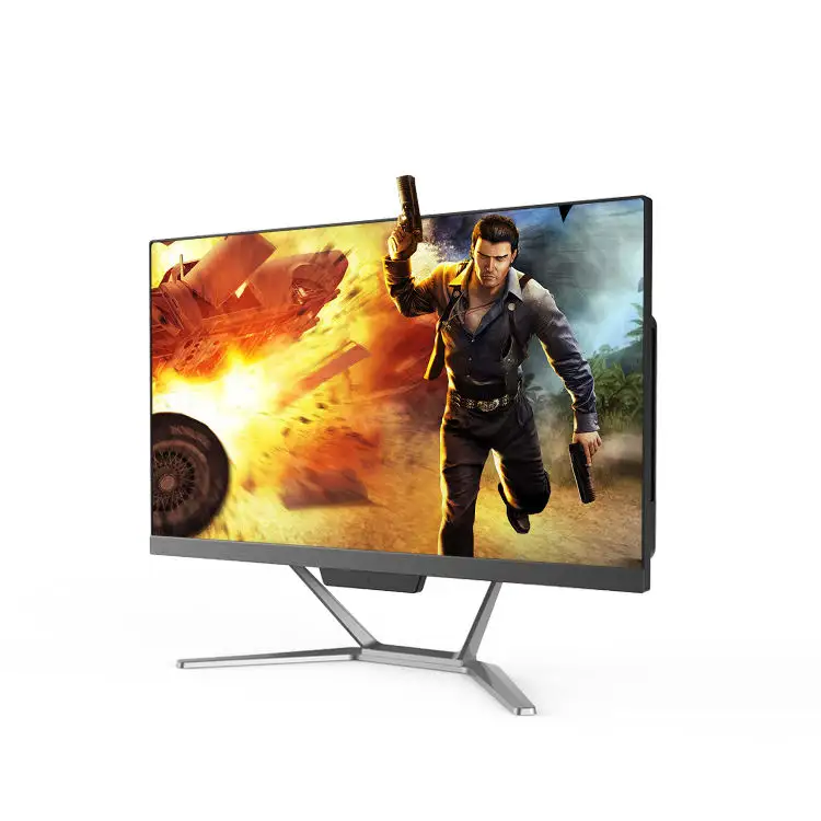 Cpu I5 High Configuration Office School Desktop Computer Gaming All In One PC Touch Screen 21.5 24 inch