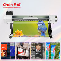 Impresora de tinta UV de 1,8 m para plotter de rollo a rollo de gran formato cabezal de impresión automático XP600 XC90 para impresión publicitaria