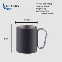 Mug à café isotherme à double paroi en acier inoxydable de 400 ml avec couvercle, dégradé de couleurs, tasse à bière portable en métal pour les voyages et le bureau