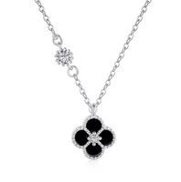 Collier porte-bonheur en argent sterling 925, nacre blanche, plaqué or, chaîne à maillons, cadeau pour femme, collier avec pendentif porte-bonheur