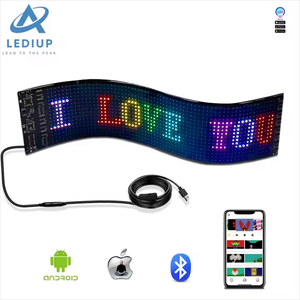 أدى التطبيق LEDIUP علامات سيارة قابلة للبرمجة مخصصة تحكم USB 5V لوحة مصفوفة <span class=keywords><strong>LED</strong></span> - Product Image 6