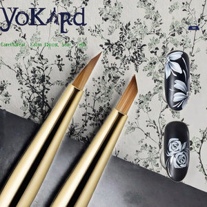 Triangle <b>Nail</b> Art Painting Brush French Line Stripe Grid Flower Brush Private Label <b>Nail</b> <b>Tool</b> - Product Image 2