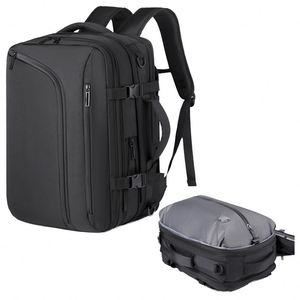 Sac à dos Oxford de luxe antivol pour homme, imperméable avec fermeture éclair, compression sous vide pour les voyages d'affaires et les activités de plein air - Product Image 2