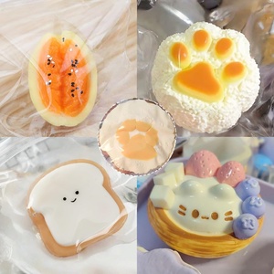 Jouets Mochi Squishy Mini Colorés en Gros, Simulation Alimentaire Kawaii, Sacs Cadeaux de Fête, Cadeaux d'Anniversaire, Anti-Stress, Unisexe - Product Image 3
