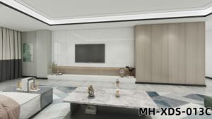 עיצוב סגנון מודרני חדש wpc מעוטר קיר לוח טלוויזיה רקע לוח קיר עבור סלון שיש גרגר טלוויזיה רקע - Product Image 4