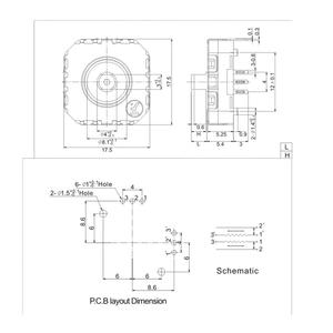 Joystick coulissant multifonctionnel, potentiomètre B10K, poignée à bascule avec interrupteur, touches directionnelles pour <span class=keywords><strong>PSP</strong></span> - Product Image 3
