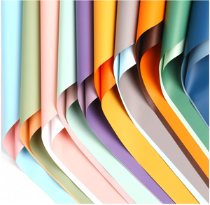 Papier d'emballage imperméable double face pour bouquet de <span class=keywords><strong>fleuriste</strong></span> pour emballage de cadeaux floraux Fournitures d'artisanat - Product Image 2