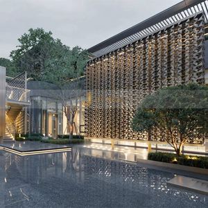 Escultura Elegante de Acero Inoxidable Estilo Art Deco ANW3304, Diseñada para Proyectos de Decoración de Paisajes de Lujo, Aniversarios - Product Image 5