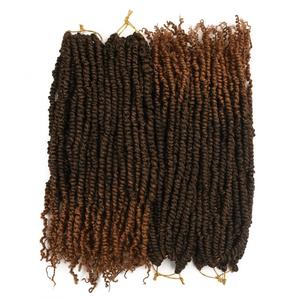 De alta calidad resistentes al calor de fibra al por mayor pasión primavera bomba Twist pelo sintético peluca - Product Image 1