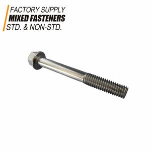化学工業用アルミニウム鋼Hastelloy材料用新スタイルロングGr5チタン合金ボルト六角ヘッドプレーン仕上げ - Product Image 3
