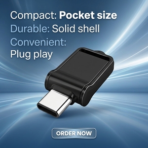 <span class=keywords><strong>2</strong></span> Paquetes <span class=keywords><strong>de</strong></span> Memorias USB SUNKANGKIE SK-otg01 Super <span class=keywords><strong>Mini</strong></span> OTG USB 3.0 Tipo-C <span class=keywords><strong>de</strong></span> Metal, <span class=keywords><strong>2</strong></span> en 1, Portátiles para Teléfono Inteligente - Product Image 6