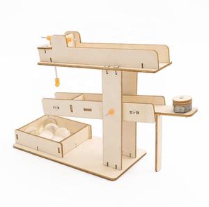 Kit de construction de modèle mécanique en bois DIY, balançoire à billes, <span class=keywords><strong>science</strong></span> STEM, jouet d'assemblage, <span class=keywords><strong>cadeau</strong></span> pour enfants et adultes - Product Image 5