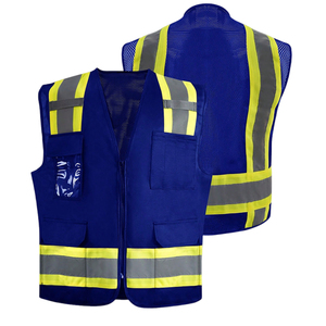 Chaleco de Seguridad Industrial Ligero de Talla Grande con Diseño Personalizado de Alto Rendimiento, Alta Visibilidad, Reflectante y Certificado CE - Product Image 4