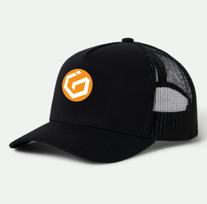 Casquette de camionneur personnalisée à profil haut structurée à 5 panneaux Chapeaux de camionneur en maille polyester réglables classiques avec logo personnalisé - Product Image 2