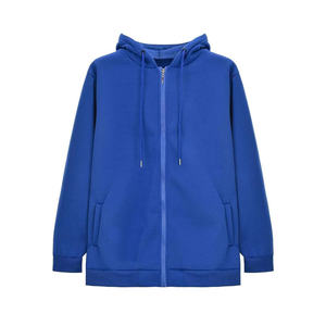 Sweat à capuche zippé d'hiver d'inspiration athlétique pour homme - Mélange polyester/coton doux, teinture unie, design moderne et propre pour un usage quotidien - Product Image 1