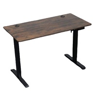 Bureau électrique réglable en hauteur électrique avec fonction de mémoire Cadre de table ergonomique à moteur unique