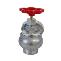 Robinet d'angle en aluminium 2 pouces BSP mâle pour hydrant d'incendie