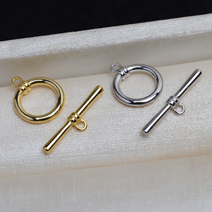Boucle OT en argent S925, accessoire de bricolage pour collier, bracelet, chaîne de pull, connexion 4081, trouvailles et composants de bijoux - Product Image 4