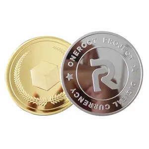Koin Emas Poles Kualitas Tinggi Souvenir Koin Peringatan Kustom Koin Logam
