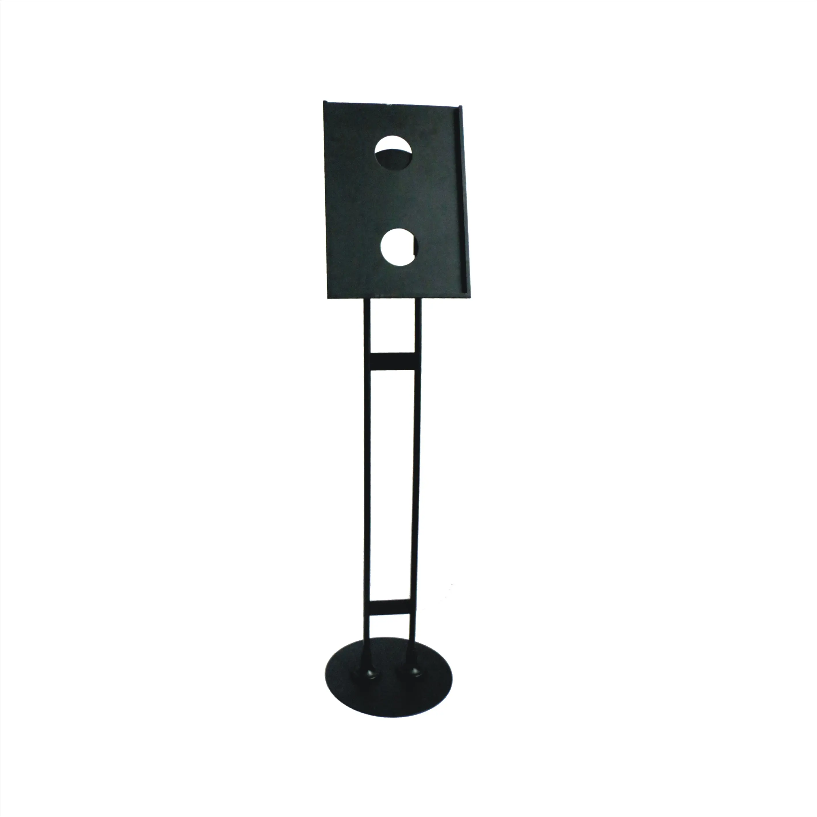 Metal Price Display Stand Holder Metal Iron Rotatable Board Floor Standing Poster Frame Display Stands Holders For Shopping Mall