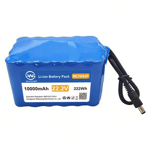 סוללת ליתיום-יון גלילית 22.2 וולט 18650, מפעל ייצור, 8800, 10000, <span class=keywords><strong>10400</strong></span>, 12000, 12800 מיליאמפר/שעה, קיבולת גדולה - Product Image 3