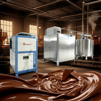 Machine à tempérer le chocolat automatique LST à fonctionnement continu avec écran tactile en acier inoxydable, alimentation par prise, garantie 1 an