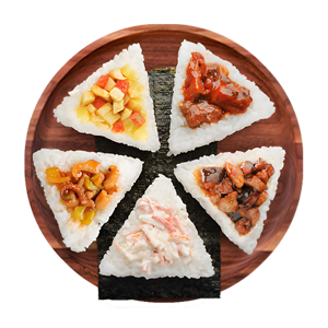 Bocadillos Exóticos Asiáticos al por Mayor, Bolas de Arroz Japonés 'Kimbab' Onigiri Sabor Dulce, Rollo de Arroz para Sushi, Comida China y Coreana a Granel - Product Image 3