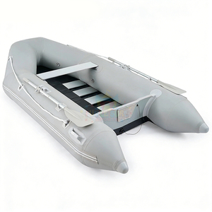 Bateau de pêche gonflable en PVC et aluminium, kayak de rivière, bateau pneumatique, ponton, moteur hors-bord en option - Product Image 3