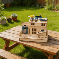 Kit de Maison en Bois Écologique Zetok de Haute Qualité, Module Électronique STEM DIY Compatible avec des Projets Pratiques, 16 Leçons