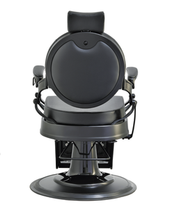 Fauteuil de Barbier Hydraulique de Luxe Rétro pour Salon de Coiffure, Inclinable, pour Coupe de Cheveux, Toilettage et Massage, en Cuir, pour Salon de Coiffure - Product Image 2