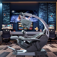Chaise de direction ergonomique Scorpion Zero Gravity Cockpit Recliner Pliable Support d'ordinateur portable Confortable Home Office Gaming