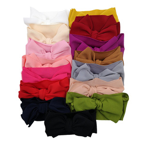 New <strong>Baby</strong> Large Bow Girls <strong>Headband</strong> <strong>Big</strong> Bowknot Headwrap Kids Bow Cotton Wide Head Turban Infant Newborn <strong>Headbands</strong> - Product Image 5