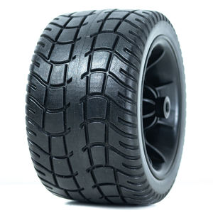 Roue en mousse Pu 7 pouces pneus en caoutchouc solide roues utilisées pour chariots ou outils voitures roue de brouette Anti-crevaison - Product Image 5