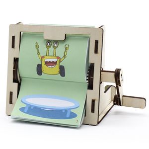 เครื่องเคลื่อนไหวแบบหมุนมือ OKYN-G6635 ชุดประกอบวัสดุงานฝีมือไม้สร้างสรรค์ - Product Image 2