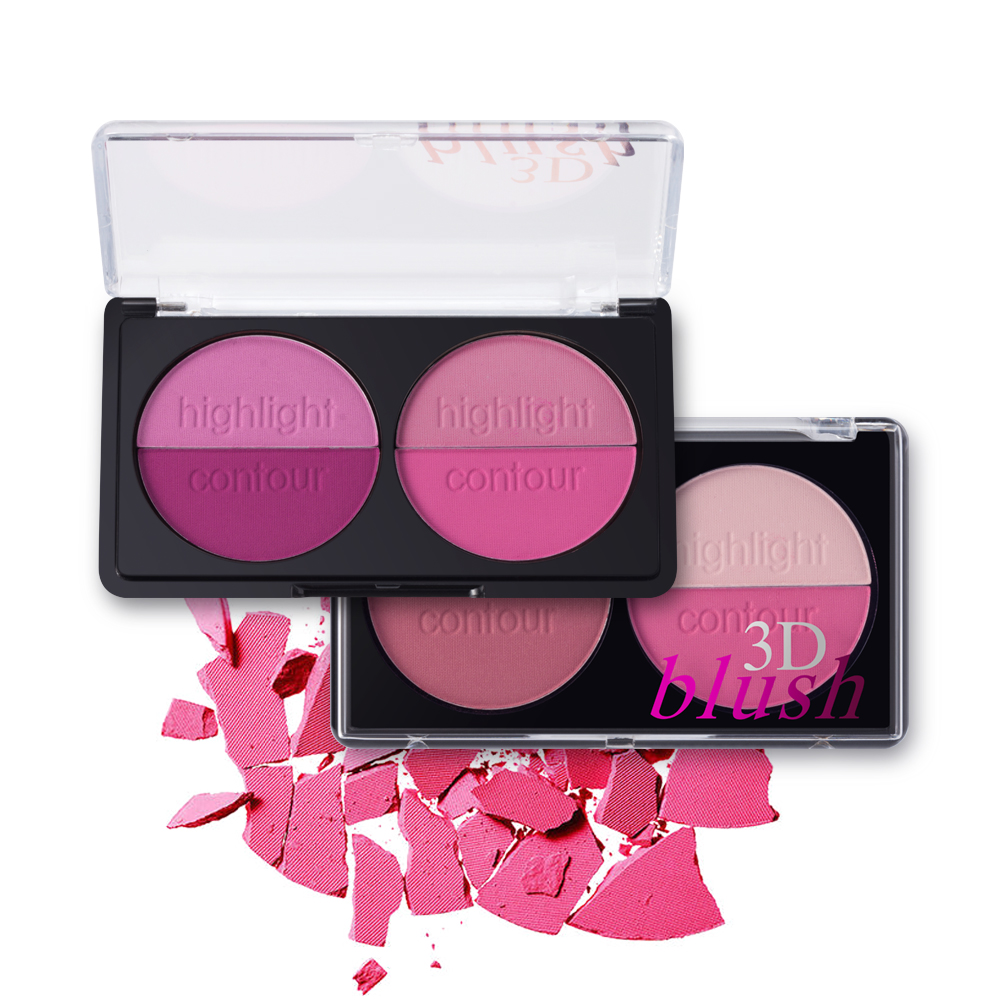 Фирменная прочная водонепроницаемая пудра, румяна, фирменная торговая марка, оптовая продажа, мини портативные вегетарианские румяна, палитра, фабрика