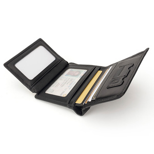 Premium Vegan Leather <strong>Mens</strong> <strong>Wallet</strong> Slim <strong>Compact</strong> Design Transparent ID Window and Multi-Card Slot <strong>Wallet</strong> - Product Image 6