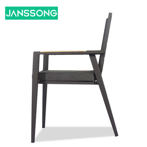 Garden Furniture Outdoor <b>Dining</b> <b>Table</b> and Chairs <b>Table</b> and Chair Set Patio Aluminum Frame Wooden Hotel High-end Cafe Restaurant - Product Image 3