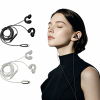 Écouteurs filaires sportifs à clip d'oreille, nouveau design, stéréo confortable, mains libres pour iOS – Vente en gros