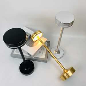 מגע אלחוטי שליטה מגע אלחוטי שולחן קריאה אור המיטה ליד המיטה מתכת מופעל סוללה נטענת nordic בית עיצוב מנורות שולחן - Product Image 1