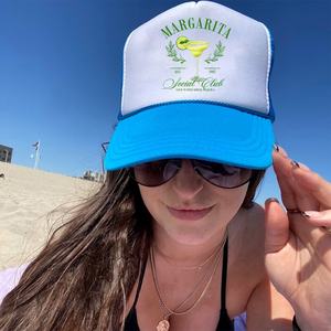 Gorra <span class=keywords><strong>de</strong></span> Camionero Deportiva Unisex <span class=keywords><strong>de</strong></span> Malla Transpirable para Verano, Estilo <span class=keywords><strong>Margarita</strong></span> Social Club, Bordado 3D, Gorra <span class=keywords><strong>de</strong></span> Béisbol Informal Común - Product Image 4