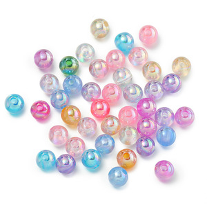 Cuentas de plástico AB pequeñas de colores pastel, cuentas sueltas para manualidades, cadena para teléfono, colgante, abalorios para bolsos. - Product Image 5