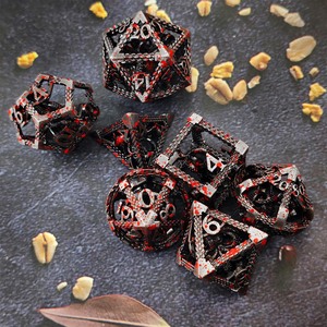 Kim loại DND rỗng xúc xắc đặt coc cthulhu mythos Hội Đồng Quản trị trò chơi xúc xắc RPG rỗng xúc xắc - Product Image 4