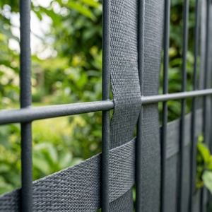 Clôture de jardin en treillis soudé en fer galvanisé <span class=keywords><strong>rigide</strong></span>, recouvert de PVC, courbé en 3D, avec base en <span class=keywords><strong>béton</strong></span>, hauteur 2,4 m, <span class=keywords><strong>pour</strong></span> la sécurité domestique, permanente - Product Image 3