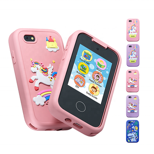 Çift kamera ile özelleştirilmiş çocuklar akıllı telefon oyuncaklar yürümeye başlayan telefon oyuncaklar öğrenme ile çocuklar için oyunlar akıllı telefon çocuklar - Product Image 1