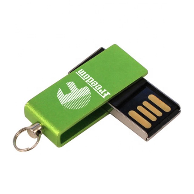 Promotional 2.0 USB Flash Drives with Custom Logo Metal Material Portable Design-Free Samples Available