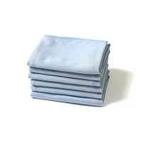 Chiffon de nettoyage en verre microfibre non pelucheux 30*30cm pour miroir de pare-brise rapide en acier inoxydable-Chiffons de nettoyage de qualité supérieure