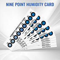 Étiquettes d'emballage de PCB à changement de couleur en poudre bleue sans cobalt en gros autocollant adhésif 3/4/6 points indicateur d'humidité étanche